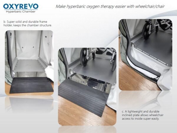 OxyRevo Sitting Wheel-Chair Soft Type Hyperbaric Chamber Heal 40 1.4ATA - Image 10