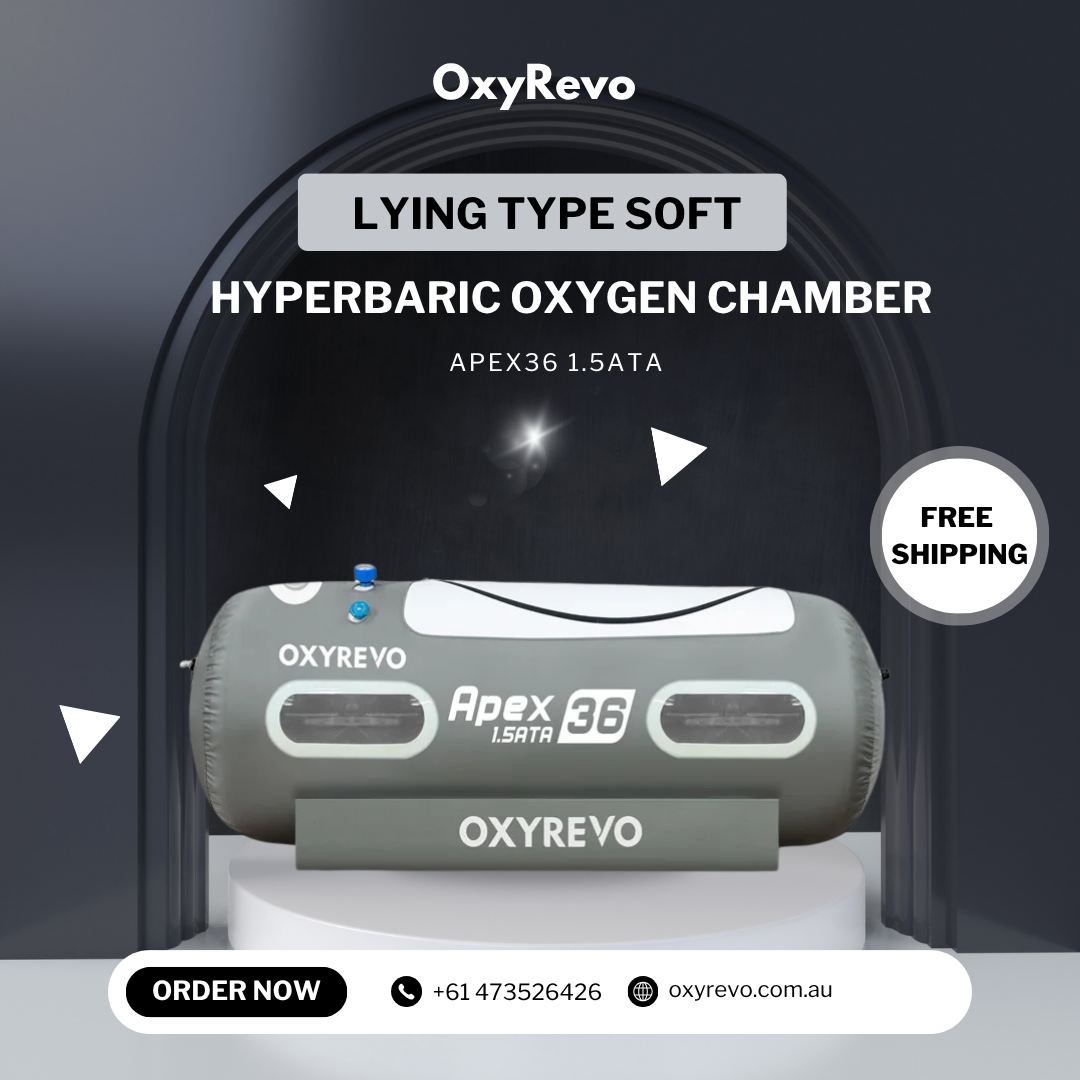 OxyRevo Lying Type Soft Hyperbaric Chamber Apex36 1.5ATA
