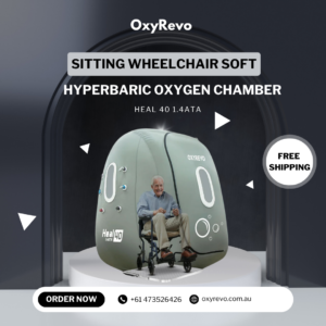 OxyRevo Sitting WheelChair Soft Type Hyperbaric Oxygen Chamber Heal 40 1.4ATA