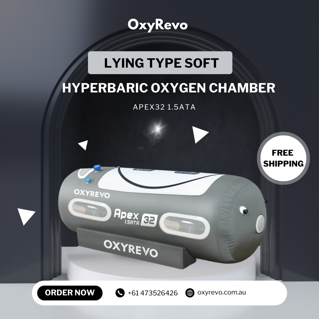 OxyRevo Lying Type Soft Hyperbaric Chamber Apex32 1.5ATA