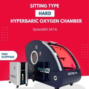 OxyRevo Space60 2.0 ATA hard sitting hyperbaric chamber with large front door