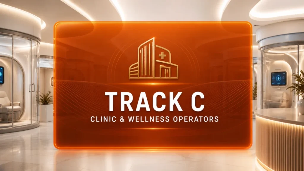 Track C: Clinic and Wellness Operators — official course artwork