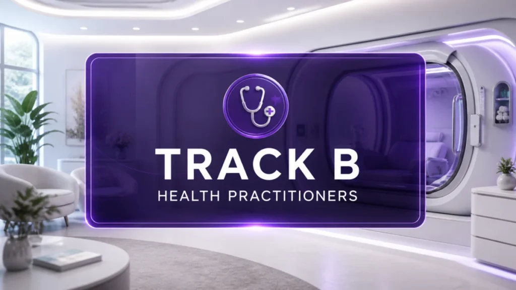 Track B: Health Practitioners — official course artwork